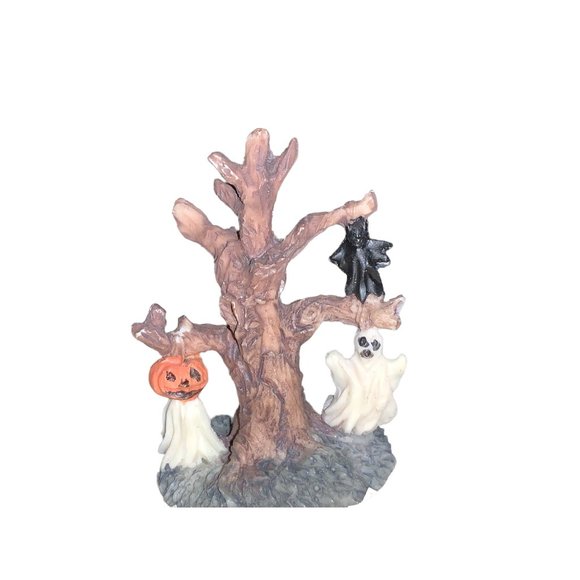 Halloween lot of 5 Figurines-n Village Accessories - Picture 4 of 11